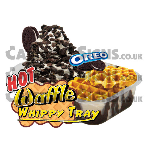 Oreo hot waffle tray whippy - oreo,