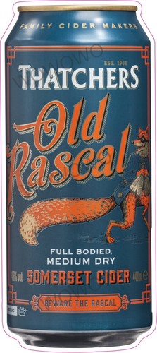Thatchers old rascal cider - old,