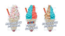 Screwball Ice Cream Stickers
