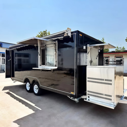 Large black mobile - black, catering