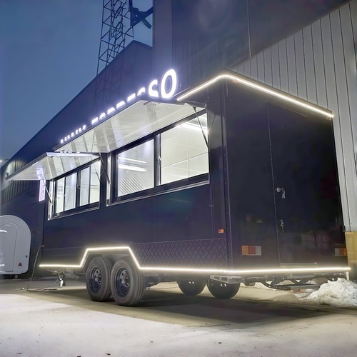 Food truck mobile - food, stall