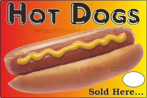 Hot dog catering - dog, stickers