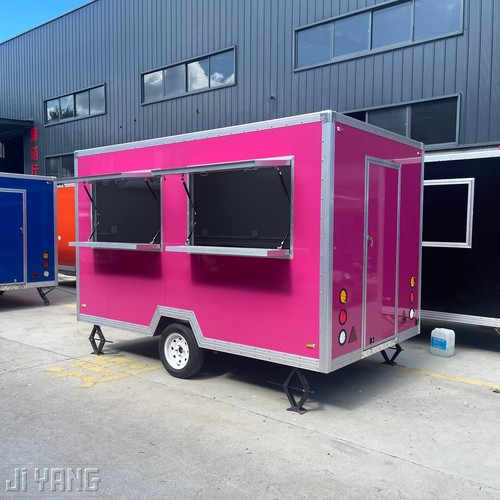 Pink food trailer - trailer, mobile
