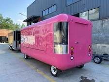Custom Pink Food Trailer