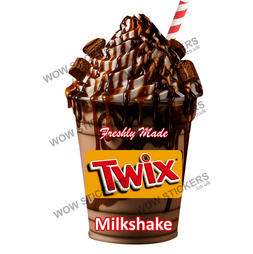 Ice cream van sticker twix - ice,