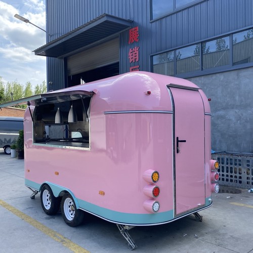 Pink retro twin axle catering - axle,
