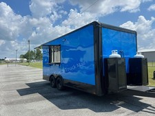 Blue Food Trailer for Sale |