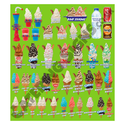 Whippy ice cream van - van, window