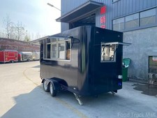 Black Food Trailer | Dual