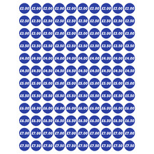 Price Sticker Sheet - x120 Ice