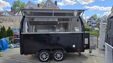 Black Mobile Food Trailer |