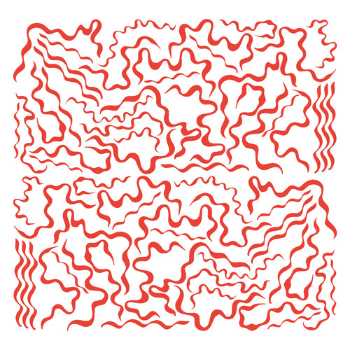 Vinyl squiggle sheet x68 ice - x68,