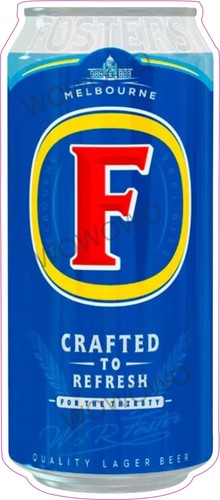Fosters lager can - fosters,