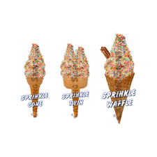Sprinkle Whippy Ice Cream Cone