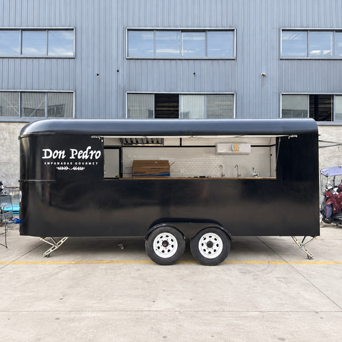 Black rounded twin axle - black,
